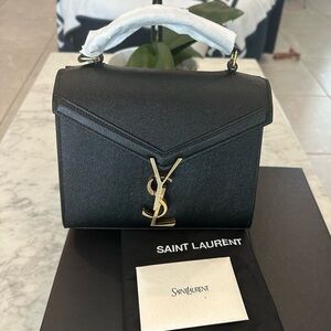 Saint Laurent Cassandra Mini Top Handle Bag in Box